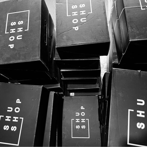 NEW Shu Shop Riley Kids Sneakers Pink Glitter Brand New in Box Size 3 - Picture 5 of 5